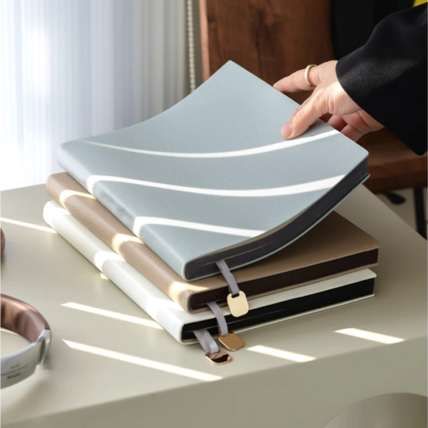 High Quality Synthetic Leather Notebook  With Custom Logo B5 (27cm X 19cm) with 200+ pages