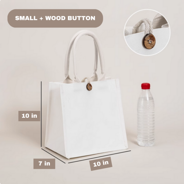 Water Proof Eco-Friendly Tote Bags White Canvas Cloth With Custom Logo