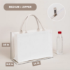 Water Proof Eco-Friendly Tote Bags White Canvas Cloth With Custom Logo
