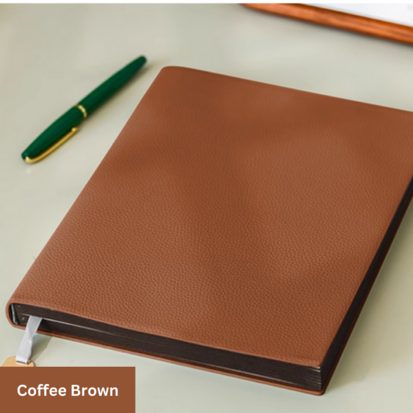 High Quality Synthetic Leather Notebook  With Custom Logo B5 (27cm X 19cm) with 200+ pages