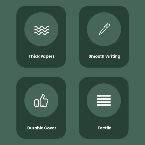 High Quality Synthetic Leather Notebook  With Custom Logo B5 (27cm X 19cm) with 200+ pages