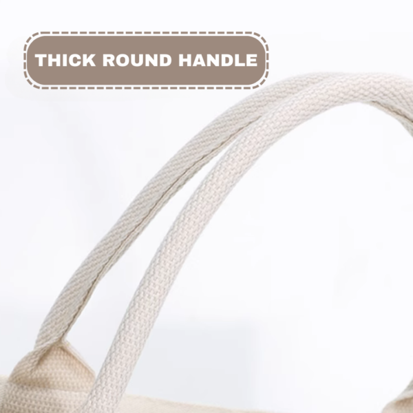 Water Proof Eco-Friendly Tote Bags White Canvas Cloth With Custom Logo