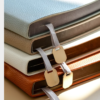 High Quality Synthetic Leather Notebook  With Custom Logo B5 (27cm X 19cm) with 200+ pages