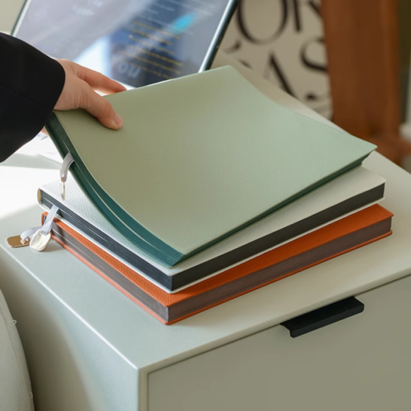 High Quality Synthetic Leather Notebook  With Custom Logo B5 (27cm X 19cm) with 200+ pages