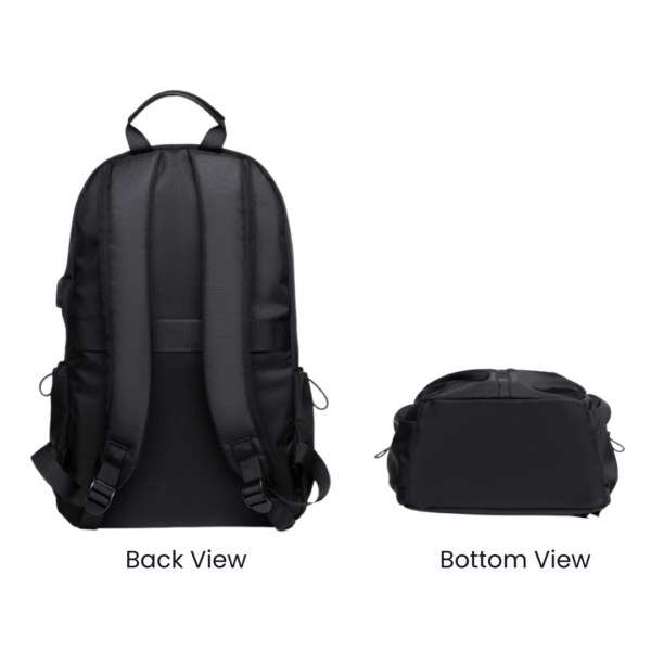 Water Resistant Premium Sporty Backpack with Laptop Compartment Custom Logo Print