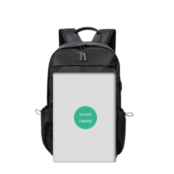 Water Resistant Premium Sporty Backpack with Laptop Compartment Custom Logo Print