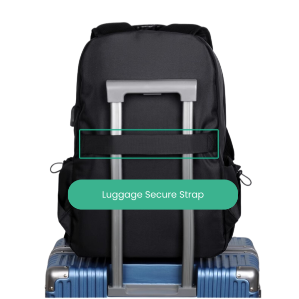 Water Resistant Premium Sporty Backpack with Laptop Compartment Custom Logo Print