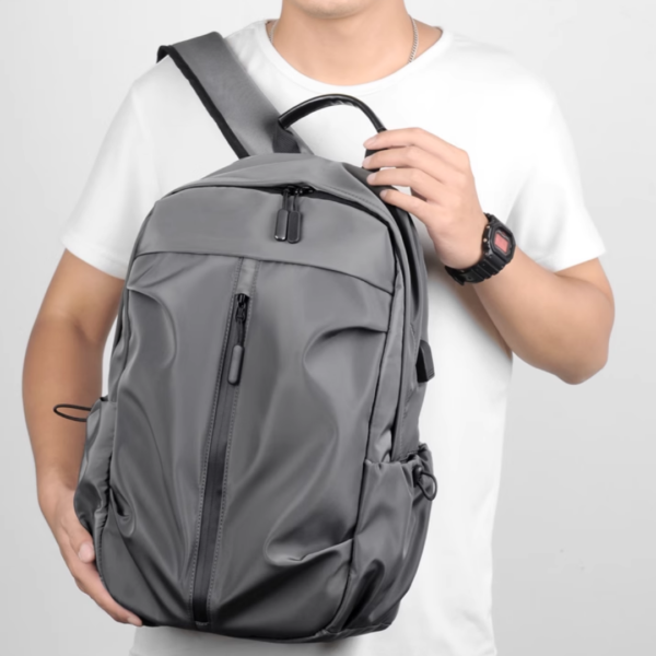 Water Resistant Premium Sporty Backpack with Laptop Compartment Custom Logo Print