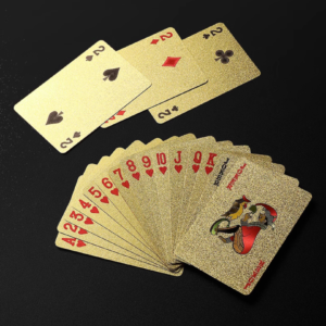 PVC "Sparkling" Gold/Silver/Black/Pink/Red Playing Cards - Custom Logo