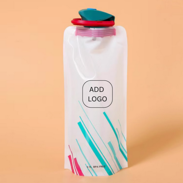 700ML Foldable Water Bottle w/ Custom Branding