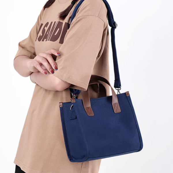 Canvas Bag and Shoulder Strap w/ Custom Branding