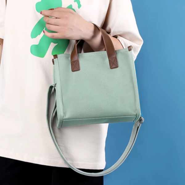 Canvas Bag and Shoulder Strap w/ Custom Branding